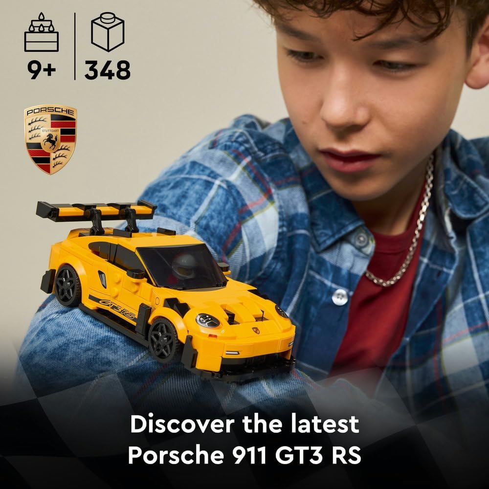 لگو ۳۴۸ تکه سری اسپید چمپیون مدل Porsche ۹۱۱ GT۳ RS Super Car کد ۷۷۲۳۹