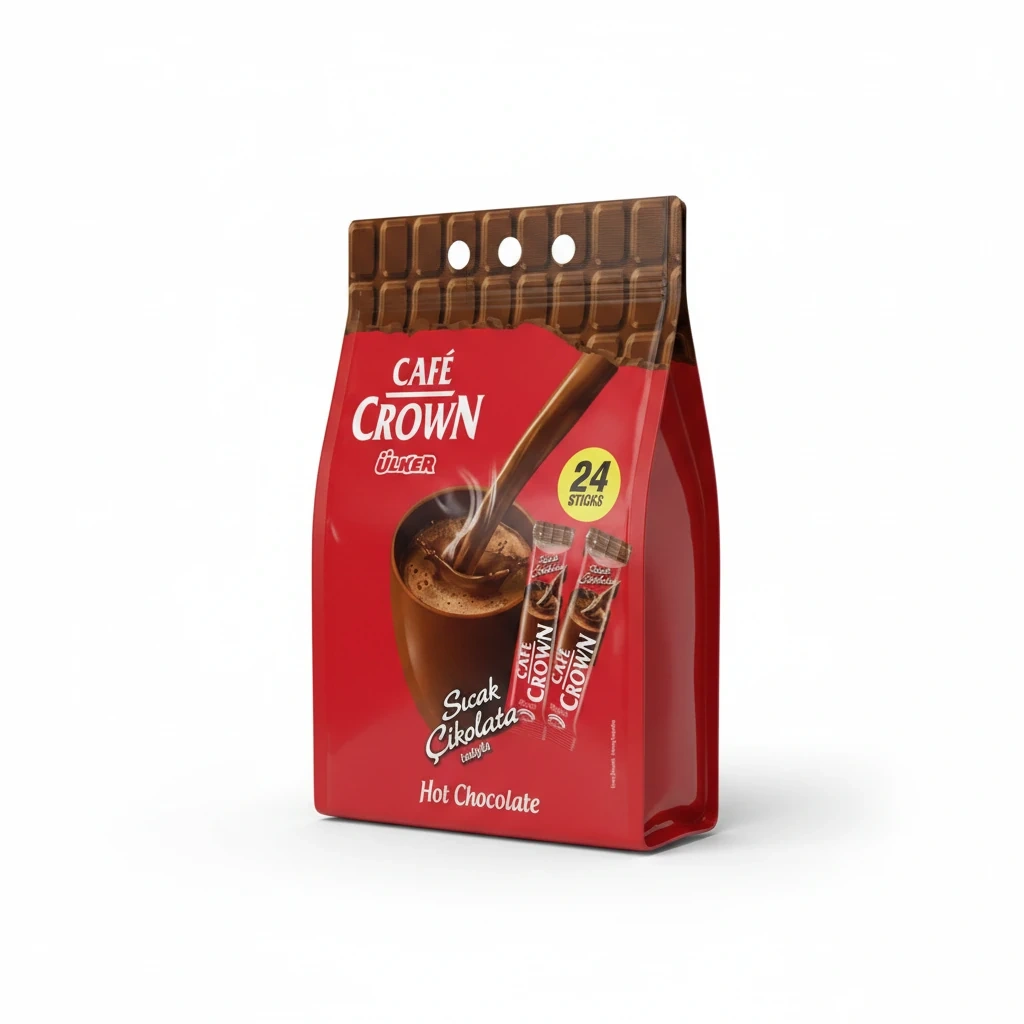 هات چاکلت کافه کراون اولکر ۲۴ عددی | Café Crown Ülker Hot Chocolate