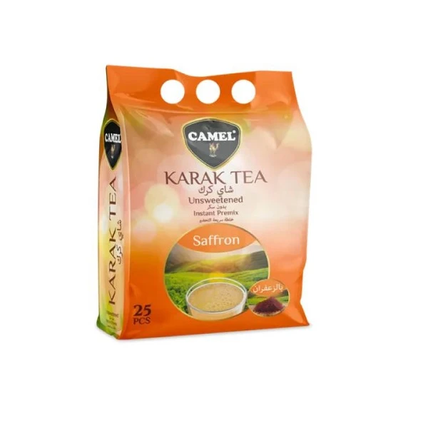چای کرک کمل زعفرانی Camel بسته 25 عددی