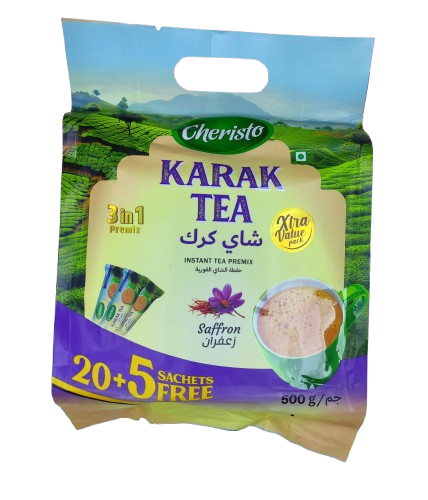 چای کرک زعفرانی ساشه ای کریستو 25 عددی