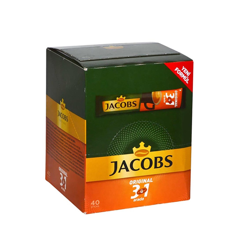 کافی میکس گلد جاکوبز ۳ در ۱ بسته ۴۰ عددی Jacobs