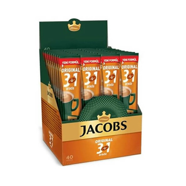 کافی میکس گلد جاکوبز ۳ در ۱ بسته ۴۰ عددی Jacobs
