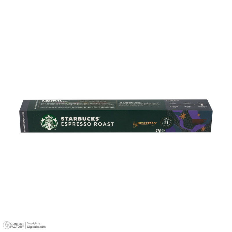 کپسول قهوه نسپرسو استارباکس مدل اسپرسو رست Starbucks Espresso Roast