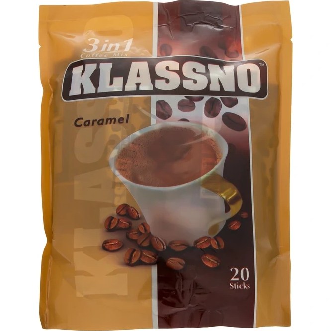 کافی میکس کلاسنو با طعم کارامل (caramel) بسته 20 عددی