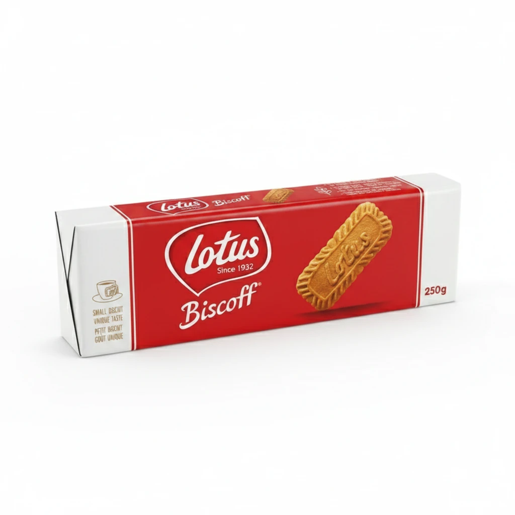 بیسکویت لوتوس بیسکوف ۲۵۰ گرمی | Lotus Biscoff Original ۲۵۰g