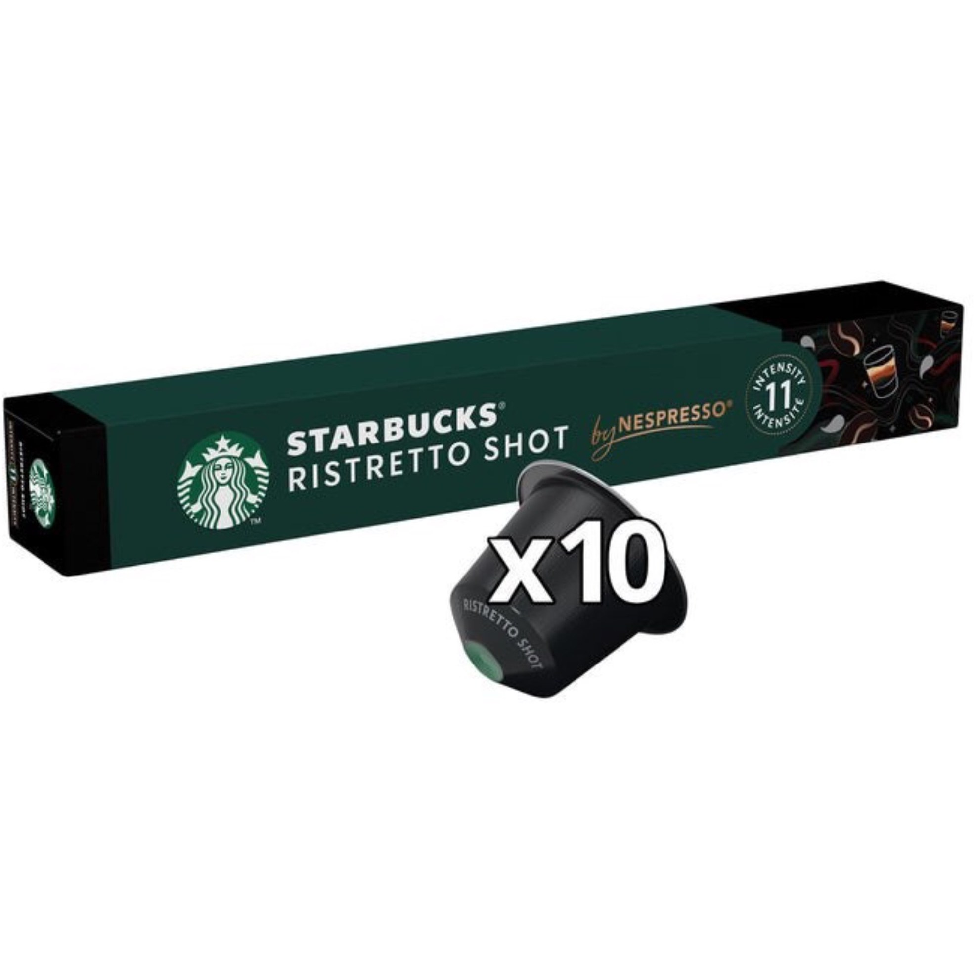 کپسول قهوه استارباکس مدل Ristretto Shot بسته ۱۰ عددی