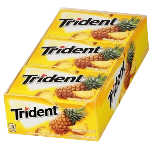 آدامس تریدنت آناناس Trident Pineapple کارتن ۱۲ عددی