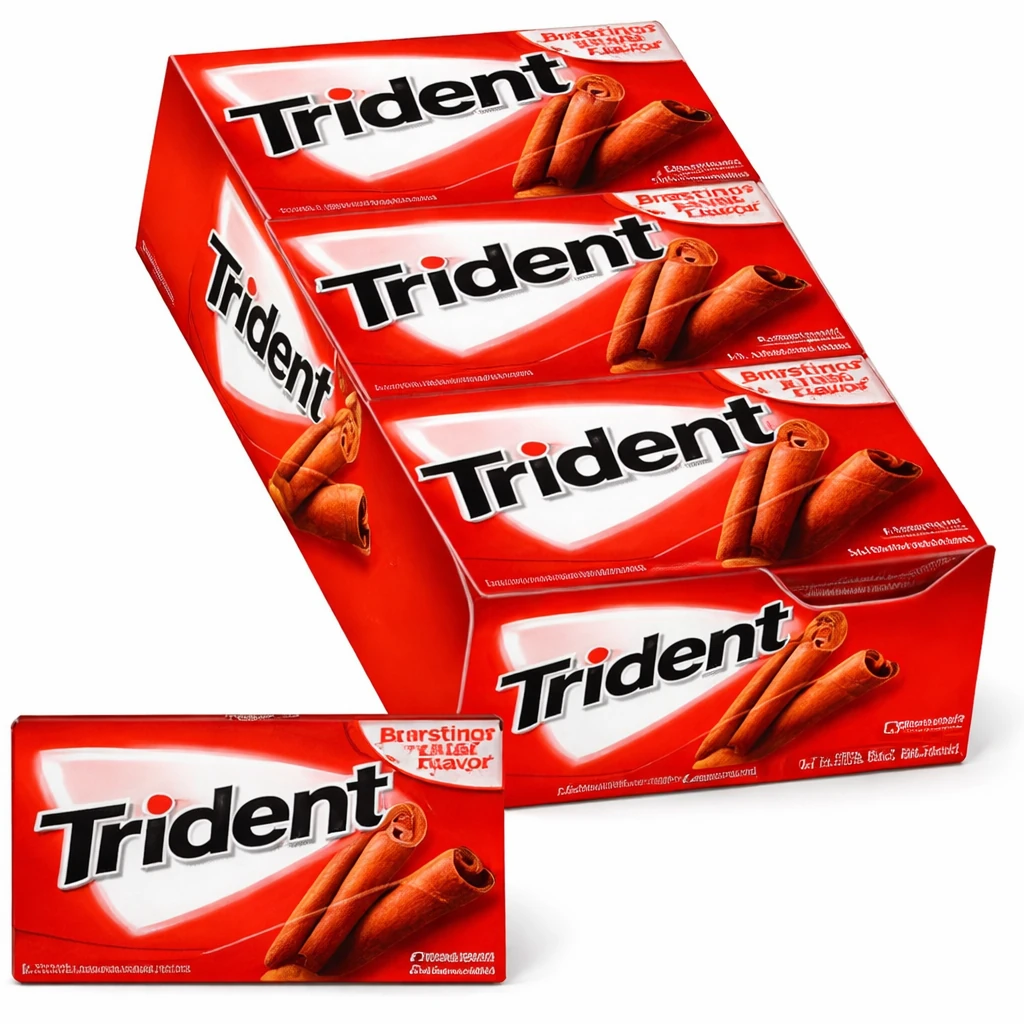 آدامس تریدنت دارچین Trident Cinnamon کارتن ۱۲ عددی