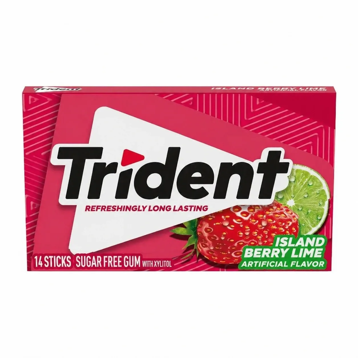 آدامس تریدنت توت فرنگی و لیمو | Trident Island Berry Lime